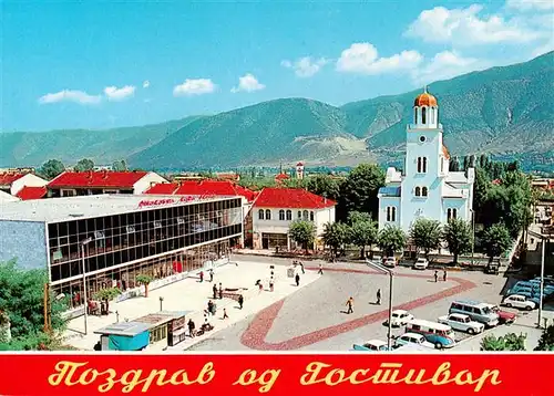 AK / Ansichtskarte 73938754 Gostivar_Macedonia_North Zentrum Platz Kirche