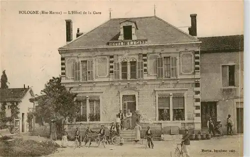 AK / Ansichtskarte  Bologne_52-Haute-Marne Hotel de la Gare