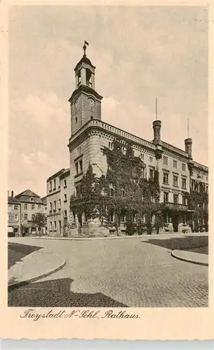 AK / Ansichtskarte 73939021 Freystadt_Niederschlesien Rathaus