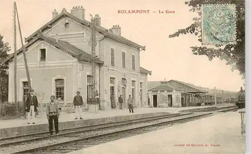 AK / Ansichtskarte  Rolampont_52-Haute-Marne La Gare