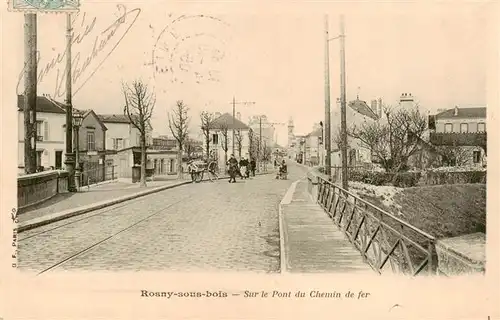 AK / Ansichtskarte  Rosny-sous-Bois_93_Seine-Saint-Denis Sur le Pont du Chemin de fer