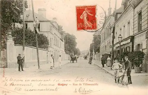 AK / Ansichtskarte  Gagny_93_Seine-Saint-Denis Rue de Villemomble