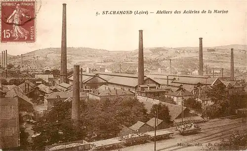 AK / Ansichtskarte  St-Chamond-sur-le-Gier_42_Loire Ateliers des Acieries de la Marine