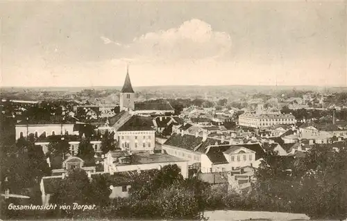 AK / Ansichtskarte 73939890 Dorpat_Tartus_Tartu_Estonia Panorama Feldpost