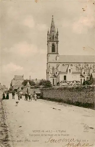 AK / Ansichtskarte  Vern-d_Anjou_49_Maine-et-Loire Eglise