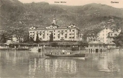 AK / Ansichtskarte  Gersau_Vierwaldstaettersee_SZ Hotel Mueller