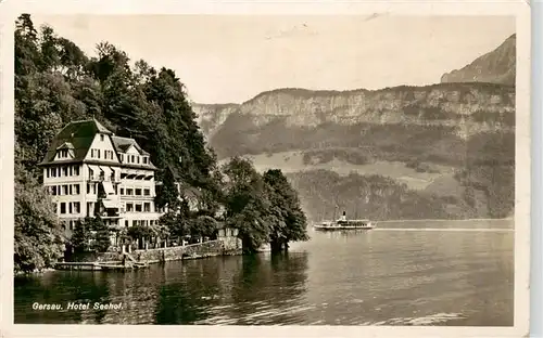 AK / Ansichtskarte  Gersau_Vierwaldstaettersee_SZ Hotel Seehof