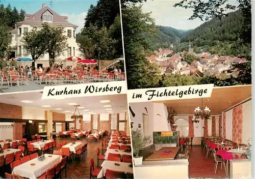 AK / Ansichtskarte 73940588 Wirsberg Kurhaus Speisesaal Gartenterrasse Panorama