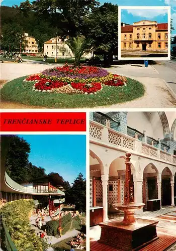 AK / Ansichtskarte 73940905 Trencianske_Teplice_SK Park Liecebny dom Sina Kupaliska Zelena roba Kupel Hamon