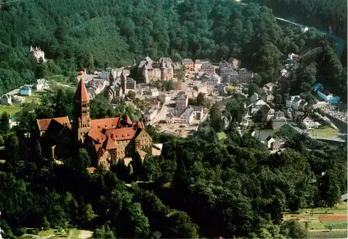 AK / Ansichtskarte 73941400 Clervaux_Luxembourg Vue aerienne