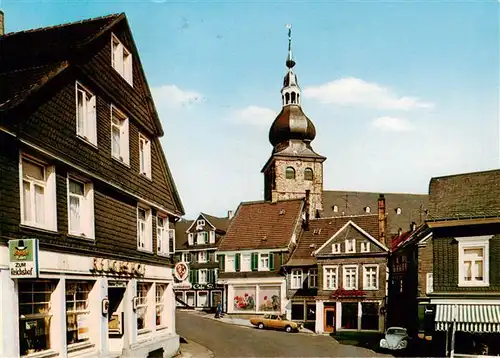 AK / Ansichtskarte 73942921 Lennep_Remscheid Alter Markt mit ev Kirche