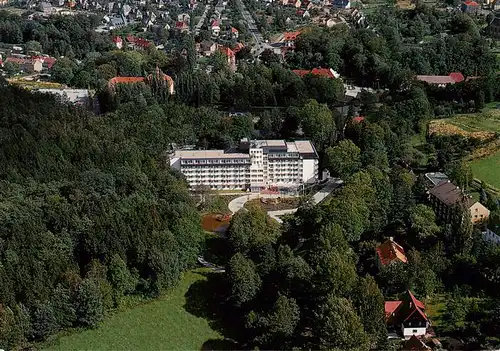 AK / Ansichtskarte 73944056 Berggiesshuebel Median Klinik Berggiesshuebel Fliegeraufnahme