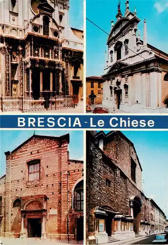 AK / Ansichtskarte 73944998 Brescia_Lombardia_IT Le chiese