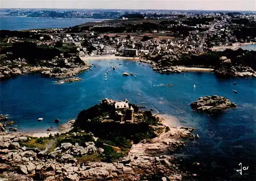 AK / Ansichtskarte  Ploumanach_Tregastel Le Chateau de Costaeres Vue aerienne