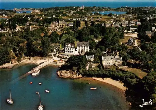 AK / Ansichtskarte  Ile-de-Brehat_22_Cotes-d_Armor Port clos et le débarcadère des vedettes vue aérienne