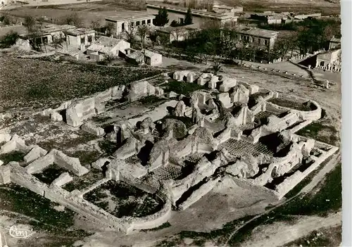 AK / Ansichtskarte 73945618 Timgad_Algerie Partie des vestiges des ruines de la ville romaine vue aérienne