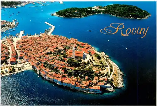 AK / Ansichtskarte 73945771 Rovinj_Rovigno_Istrien_Croatia Fliegeraufnahme