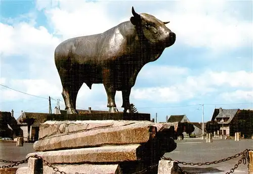 AK / Ansichtskarte  Laguiole_12_Aveyron Le Taureau Oeuvre du scalpteur Guyot