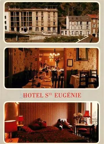 AK / Ansichtskarte  Royat_63-les-Bains Hotel Ste Eugenie Gastraum Zimmer