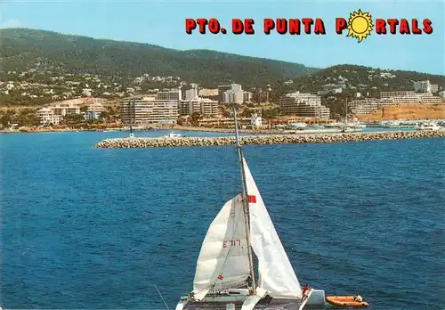 AK / Ansichtskarte 73946753 Portals_Nous_Calvia_Mallorca_ES Ansicht vom Meer aus Segeln