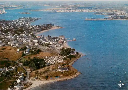 AK / Ansichtskarte  Larmor-Plage_56_Morbihan Entrée de la rade de Lorien vue aérienne