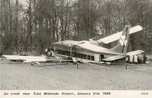 AK / Ansichtskarte 73947190 Melbourne__Australia Air crash near East Midlands Airport