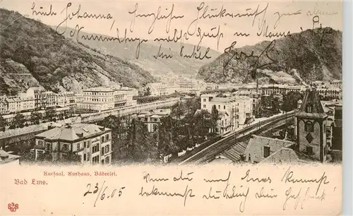 AK / Ansichtskarte 73948804 Bad_Ems_Lahn Kursaal Kurhaus Baederlei