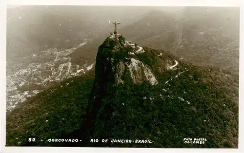 AK / Ansichtskarte 73949009 Rio_de_Janeiro_Brazil Corcovado Christusstatue