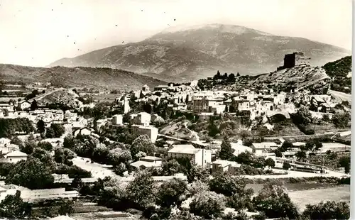 AK / Ansichtskarte  Vaison-la-Romaine_84_Vaucluse Vue générale au fond Château des Comtes de Toulouse et le Ventoux