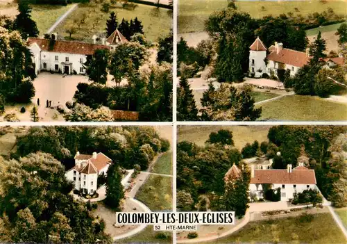 AK / Ansichtskarte  Colombey-les-Deux-Eglises_52_Haute-Marne LEglise Vue aerienne