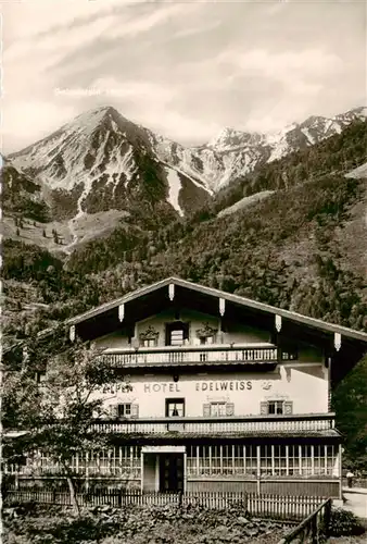 AK / Ansichtskarte 73949188 Ettenhausen_Schleching Alpenhotel Pension Edelweiss