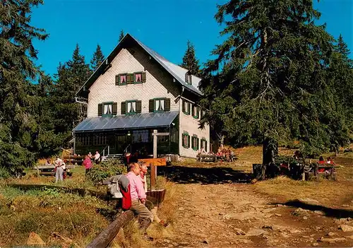 AK / Ansichtskarte 73950098 Spiegelau Waldschmidthaus auf dem Rachel Nationalpark Bayerischer Wald