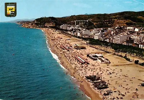 AK / Ansichtskarte 73950145 Calella_de_la_Costa_Calella_de_Mar_ES Kuestenpanorama Strand