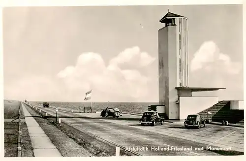 AK / Ansichtskarte 73950487 Afsluitdijk_NL Holland Friesland met Monument