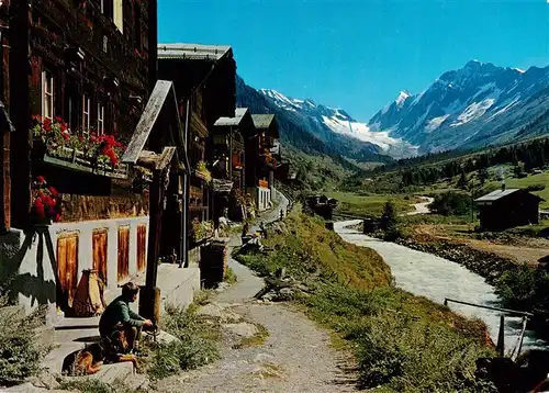 AK / Ansichtskarte  Blatten__VS Loetschenluecke und Schinhorn