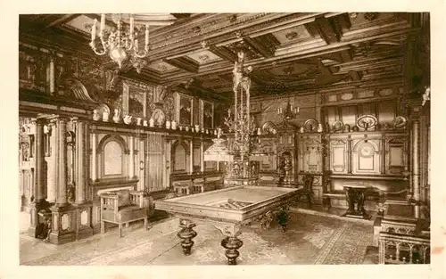 AK / Ansichtskarte 73950882 Peles_Castel_Sinaia_RO Sala de Biliard