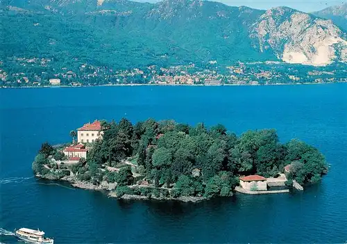 AK / Ansichtskarte 73951357 Isola_Madre_Stresa_Borromeo_Lago_Maggiore_IT Fliegeraufnahme