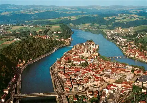 AK / Ansichtskarte 73951754 PAssAU Die Dreifluesse-Stadt am Zusammenfluss von Donau Inn und Ilz