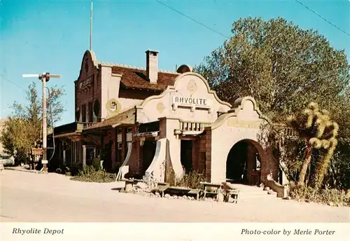 AK / Ansichtskarte 73951921 Chicago_Illinois_USA Rhyolite Depot