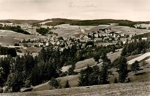 AK / Ansichtskarte 73952330 Schonach_Schwarzwald Panorama