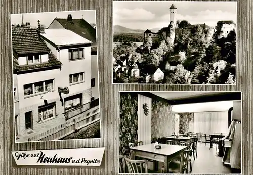 AK / Ansichtskarte 73952551 Neuhaus_Pegnitz Cafe Wpoef Gaststube Schloss