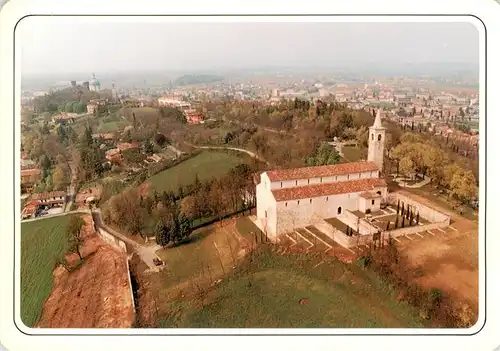 AK / Ansichtskarte 73952862 Montichiari_Lombardia_IT Veduta aerea della Pieve romanica di San Pancrazio