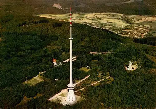 AK / Ansichtskarte 73953216 Dannenfels Donnersberg Gipfel Ludwigsturm und Fernsehturm