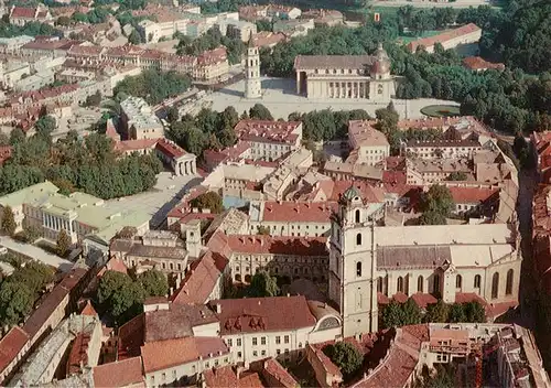 AK / Ansichtskarte 73954213 Vilnius_Lithuania Senamiescio panorama Fliegeraufnahme