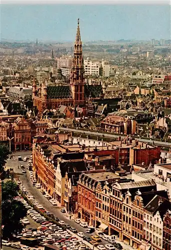 AK / Ansichtskarte 73954468 BRUXELLES_Bruessel_Brussels Panorama avec Hotel de Ville