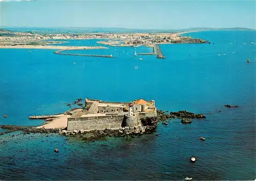 AK / Ansichtskarte  Le_Cap_d-Agde-sur-Mer_34_ Le Fort Brescou La station balneaire Vue aerienne