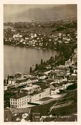 AK / Ansichtskarte  Clarens__Montreux_VD Panorama