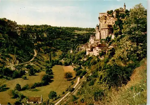 AK / Ansichtskarte  Rocamadour_46_Lot Vue generale et la route de Cahors