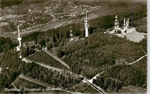 AK / Ansichtskarte 73956520 Heidelberg__Neckar Koenigstuhl und Neckartal