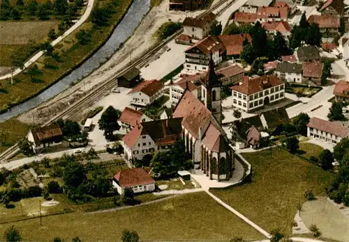 AK / Ansichtskarte 73956553 Lautenbach_Renchtal Wallfahrtskirche Fliegeraufnahme